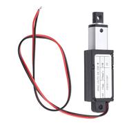 ViaGasaFamido Mini Actionneur Linéaire 24 V, Poussée 20 N, Course de 0,6 Pouce, Vitesse 30 Mm/s avec Protection contre les Surintensités, pour Domotique, Robotique, Armoires, Ouvre-fenêtres
