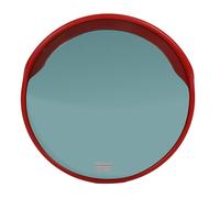 ViaGasaFamido Miroir de sécurité PC incurvé à 130 Degrés, Vue de Circulation étanche de 24 Pouces pour la sécurité des Parkings et des Angles Morts (Type extérieur (diamètre du tuyau de colonne :)