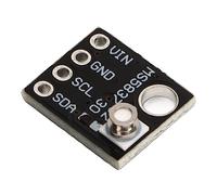 ViaGasaFamido Module de Capteur de Pression, Carte de Capteur de Pression Liquide 24 Bits GY MS5837 30BA, Sortie I2C 0 à 30 Bar, Résolution 0,2 Mbar, pour la des Gaz et des Liquides, Utilisateurs