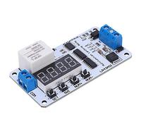 ViaGasaFamido Module Relais DC 12V Temporisation Impulsion 3 Fils, pour