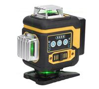 ViaGasaFamido Outil D'auto-nivellement de Ligne à 16 Lignes avec Télécommande et Batterie Rechargeable pour la Pose de Carreaux, la Construction, L'encadrement de Photos (Prise UE 110-240 V)