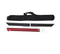 ViaGasaFamido Outil de Gabarit de Marche D'escalier, Forme de Règle Pliante pour un Rangement Facile, Construction en Alliage D'aluminium, Mécanisme Coulissant, Alignement Précis, avec