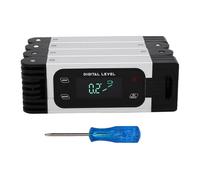 ViaGasaFamido Outil de Niveau Numérique de 60 Cm, Rapporteur D'angle Pliable à 4 Sections avec Grand écran Clair et Cadre Magnétique en Aluminium Robuste, pour les Coins des Escaliers, le