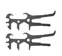 ViaGasaFamido Outil d'Ouverture de Seau, clé à Tambour en Métal pour Pots de Peinture, Conception Multifonction 14 en 1 pour une Ouverture Facile du Couvercle et une Prise Confortable