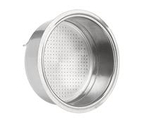 ViaGasaFamido Panier Filtre à café Sous Pression, Passoire à Expresso en Acier Inoxydable pour Porte-filtre, Taille 51 Mm, Idéal pour le Brassage à Domicile et l'utilisation au café