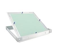 ViaGasaFamido Panneau D'accès renforcé en Plâtre avec Cadre en Alliage D'aluminium épaissi pour Plafond de Bureau, Centre Commercial ou Hôtel (450x45 0mm/17,7x17,7 pouces)