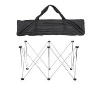 ViaGasaFamido Pied de Support de Travail Pliant 6 Pieds Support D'établi Télescopique Portable Multifonctionnel avec Sac de Rangement pour la Réparation du Travail du Bois de Construction