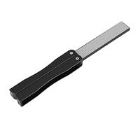 ViaGasaFamido Pierre à Aiguiser Diamant Double Face Grain 400 600, Outil D'affûtage Pliable et Portable pour Couteaux de Cuisine, Ciseaux, Rasoirs, Camping, Randonnée (BLACK)