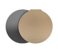 ViaGasaFamido Plaque de Construction PEI Double Face pour Imprimante 3D Kossel, Plate-forme D' Texturée à Lit Chaud avec Base Magnétique Ronde