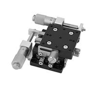 ViaGasaFamido Platine Linéaire XY, Cadre de Réglage Manuel en Alliage d'aluminium pour Instruments Optiques, Espace de Table 40 X 40 Mm avec capacité de Course de 6,5 Mm et Haute Précision