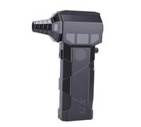 ViaGasaFamido Pompe à Air électrique avec Moteur sans Balais de 52 M/s, 2 X 3000 MAh, 4 Buses, Lumière LED pour Clavier, PC, Voiture, Maison, Nettoyage Extérieur