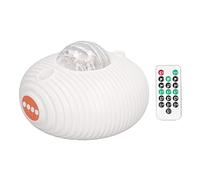ViaGasaFamido Projecteur Star LED, Projecteur Star Sky avec 14 Couleurs, Musique pour la Relaxation et l'ambiance, des Lampes de Table avec une Transmission de Lumière Efficace