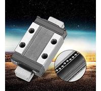 ViaGasaFamido Rail de Guidage Linéaire Miniature LML9B, Bloc Coulissant en Acier à Roulement avec Système de Lubrification, Largeur 9 Mm pour Machines de Mesure de Précision et équipements (40)