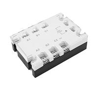 ViaGasaFamido Relais Statique triphasé, Plastique Phénolique Haute Pression, Sortie 100 A, Tension de Contrôle 3 à 32 V, adapté pour l'automatisation Industrielle et les Machines CNC. (TSR-40DA-H)