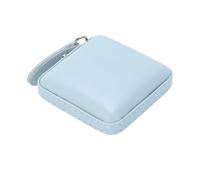 ViaGasaFamido Ruban à Mesurer élégant en Cuir PU, Mini Ruban à Mesurer pour la Couture et L'artisanat, 59 Pouces pour les Tailleurs et les Designers (Carré Ourlé - Bleu)