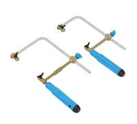 ViaGasaFamido Scie à Chantourner, Scie en Forme de U en Acier Rapide, Poignée Ergonomique pour le Travail du Bois et l'artisanat, Outil de Coupe Multi-matériaux pour les Amateurs de Bricolage