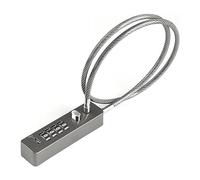 ViaGasaFamido Serrure à Combinaison, Câble en Acier Flexible, Verrouillage par Mot de Passe à 4 Chiffres 23 Pouces pour Clôture Extérieure, Poignée d'armoire, Stockage de sécurité pour Salle de