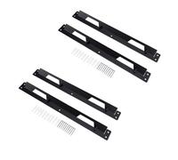 ViaGasaFamido Support de Montage en Métal Robuste, 4 Pièces, pour Affichage de Boîte à Outils Stacktech Robuste, Idéal pour les Solutions de Garage Organisées, Noir