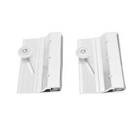 ViaGasaFamido Support de Rouleau Supérieur de Porte de Douche sans Cadre, Support en Aluminium avec Roulement pour Panneaux de Verre, Réglable et Robuste pour Salles de Bains