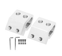 ViaGasaFamido Support Universel pour Rail de Rangement, 2 Supports de Montage Unilatéraux avec Boulons M8 et Vis de Blocage pour Accessoires et Rangement D'outils sur Rail de Guidage Packout