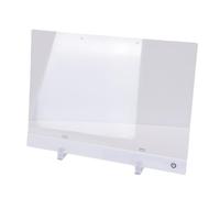 ViaGasaFamido Tableau de Notes LED, Tableau Effaçable à Sec en Acrylique avec éclairage RVB et 4 Modes Dynamiques, Comprend des Supports et un Kit de Suspension, pour le Dessin des Enfants et