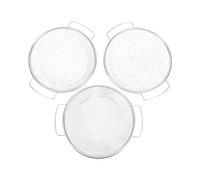 ViaGasaFamido Tamis à Terre 30 Cm 3 Tailles de Maille Ajustement Seau 5 | Fer galvanisé, Tamis de 1,8 Po, 1,4 Po, 3,8 Po, Tamis à Terre, Filtration du Compost, adapté au Seau de 5 Gallons, Usage au