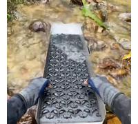 ViaGasaFamido Tapis D'écluse d'or Portable pour la Prospection de Récupération d'or Fin