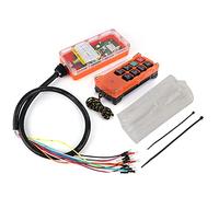 ViaGasaFamido Télécommande Industrielle Télécommande sans Fil Industrielle Définir 8 Boutons de Fonctionnement 1 Bouton D'arrêt pour les Grues Hisses (12-36V)