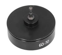 ViaGasaFamido Tête de Machine de Capsulage électrique, Embout de Capsulage de Bouteille en Caoutchouc Métallique, Scellage Efficace de Bouchon de 60 à 70 Mm pour les Utilisateurs de Cosmétiques de