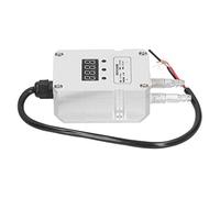 ViaGasaFamido Transmetteur de Pression Différentielle 0-0,5 KPa, Détection du Vent, Argent, 4-20 MA, Affichage Numérique DC24 V, Transmetteur de Pression D'air, Alliage D'aluminium