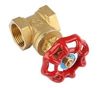 ViaGasaFamido Vanne à Boisseau Sphérique en Laiton, 3/4" DN20, Manuelle Bidirectionnelle, pour Eau Gaz Vapeur, 232PSI