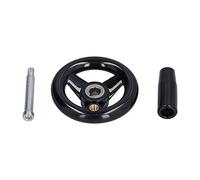 ViaGasaFamido Volant Rond, Matériau en Bakélite, Volant Robuste à 3 Branches pour le Déplacement de l'équipement, Diamètre Interne de 12 Mm pour une Utilisation Mécanique