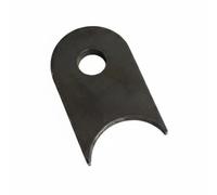 Viahsen Bras de Support Châssis Commande Arrière Patte de Fixation pour Tab de Montage et Ancrage Châssis Installation Simple et Jumelée Adapté au Bricolage, Pièce À Souder Pour Tube Rond