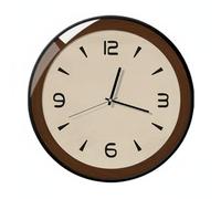 Viahsen Horloge Murale Rétro Élégante Horloge Mur Murale Analogique Silencieuse Pendule Aiguille sans Tic Mouvement Précis Affichage Clair Chiffres Gros, 12 Pouces