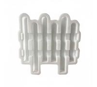 Viahsen Moule de Clôture Polyvalent pour Fabrication de Bordures en Ciment Matériau Utilisation Intuitive pour Tous Niveaux Adaptée à l'Aménagement de, Forme Clôture Ronde