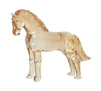 Viahsen Statue de Cheval, Objet de Collection, Décoration de Table, Figurine Miniature, Ornement Feng Shui pour Chambres D'hôtel, Salons, Armoires de Mais, Style G