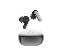 VIAIM Nano+ AI Smart Earbuds - Écouteurs sans fil 4 en 1 avec suppression du bruit, enregistreur vocal, traducteur et transcripteur en temps réel, IPX5, autonomie de la batterie 40 h (argent)