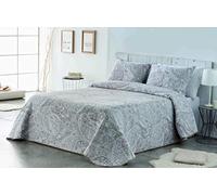 VIALMAN Couvre-lit boutis léger, Taupe, 135 x 190 cm