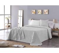 VIALMAN Couvre-lit Cama de 135 cm: 230 cm x 270 cm Blanc
