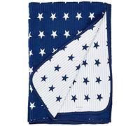 VIALMAN Couvre-lit léger Bouti Sofia 10 pour lit de 90 cm | Couvre-lit étoiles lit 90 | Taille de Couette 180 x 270 cm, Couleur Marine