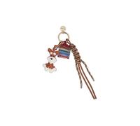 VIAMAILBAG Porte-clés SCHNAUZER NAIN marron