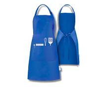 Viamart® Tablier de Cuisine Premium pour Homme & Femme - Tablier de Chef & Tablier de Barbecue BBQ - Réglable avec Longues Sangles & Boucle - 3 Grandes Poches - Lavable à 60°C