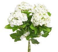 Viana Lot de 4 boules de neige artificielles blanches 60 cm