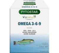 Vianatura Oméga 3-6-9 Cœur Sain Capsules Molles 80