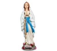 VIANAYA Reproduction de la Vierge de Lourdes - Taille Petite 15CM - résine de qualité - Couleurs Blanc et Bleu
