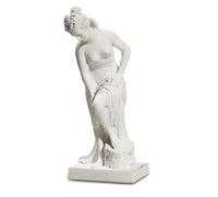 VIANAYA Reproduction de l'oeuvre La Baigneuse du sculpteur Allegrain - Taille Moyenne 15CM - résine Blanche - Aspect Pierre