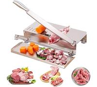 Viande D’os Manuelle, Guillotine à Viande Commerciale en Acier Inoxydable, Scie à Os avec Déflecteur Et Tapis Antidérapant pour Boucherie De Bœuf, Chèvre, Porc, Poisson, 270mm