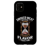 Viande fumée parce que la saveur prend du temps à fumer la viande Coque pour iPhone 11