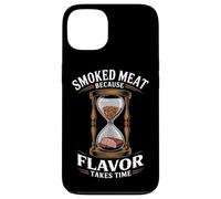 Viande fumée parce que la saveur prend du temps à fumer la viande Coque pour iPhone 13