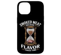 Viande fumée parce que la saveur prend du temps à fumer la viande Coque pour iPhone 14